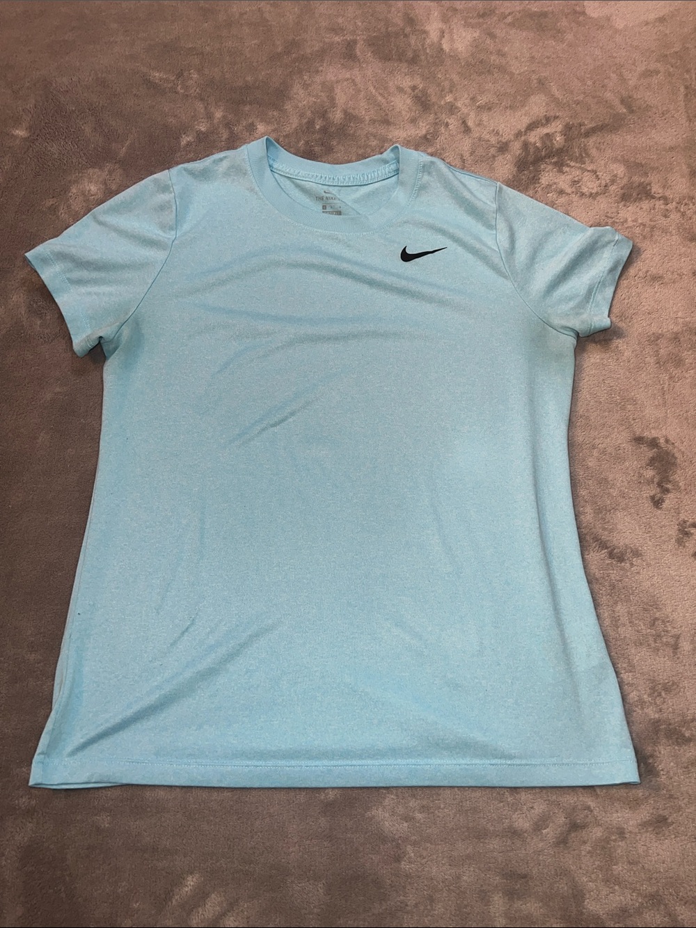 Nike Women's Sky Blue Short Sleeve Performance Tee